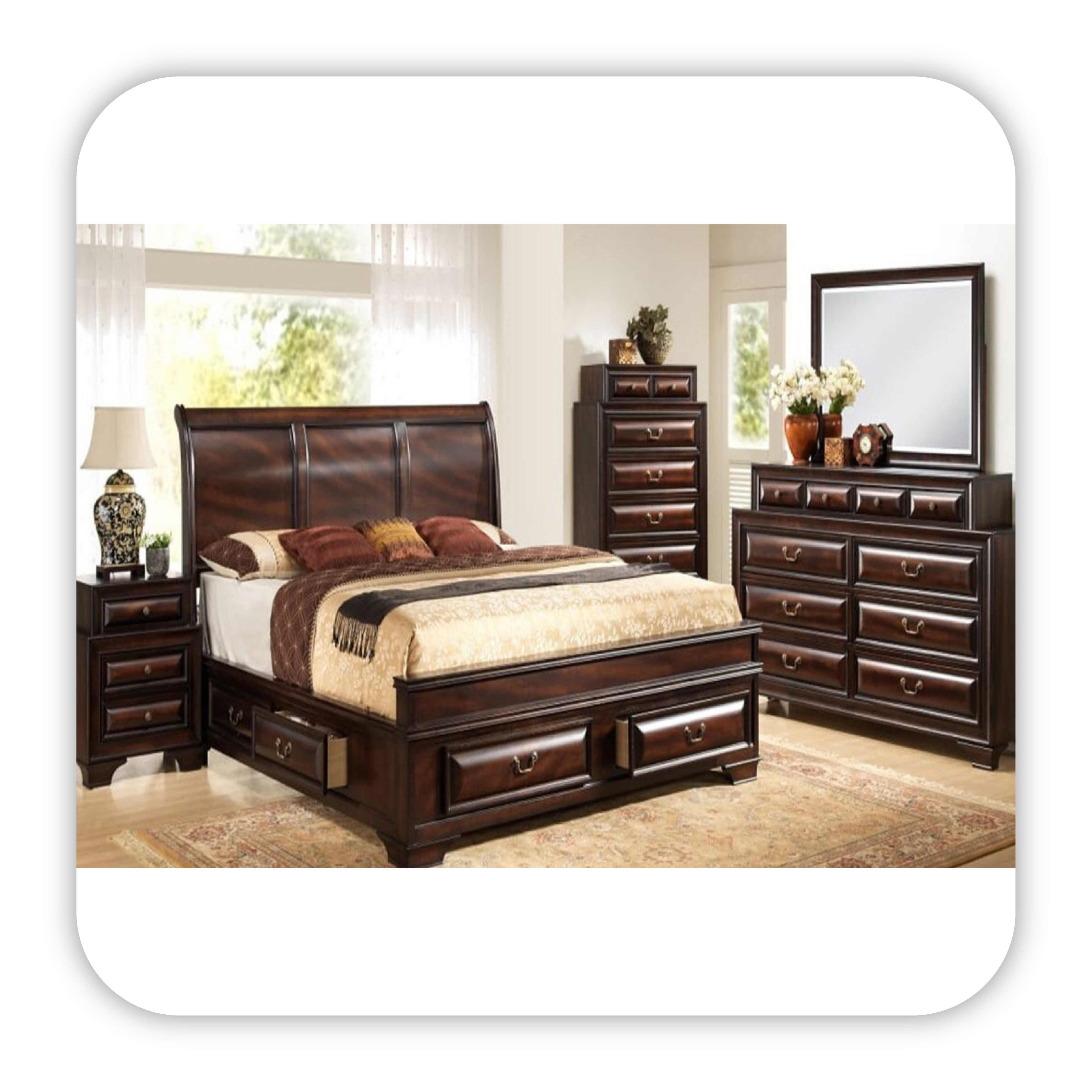 Roshley Milano Bedroom Set – *King Sized*